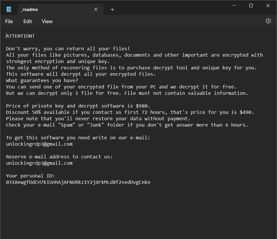 Cara decrypt sendiri ransomware 4uf oline