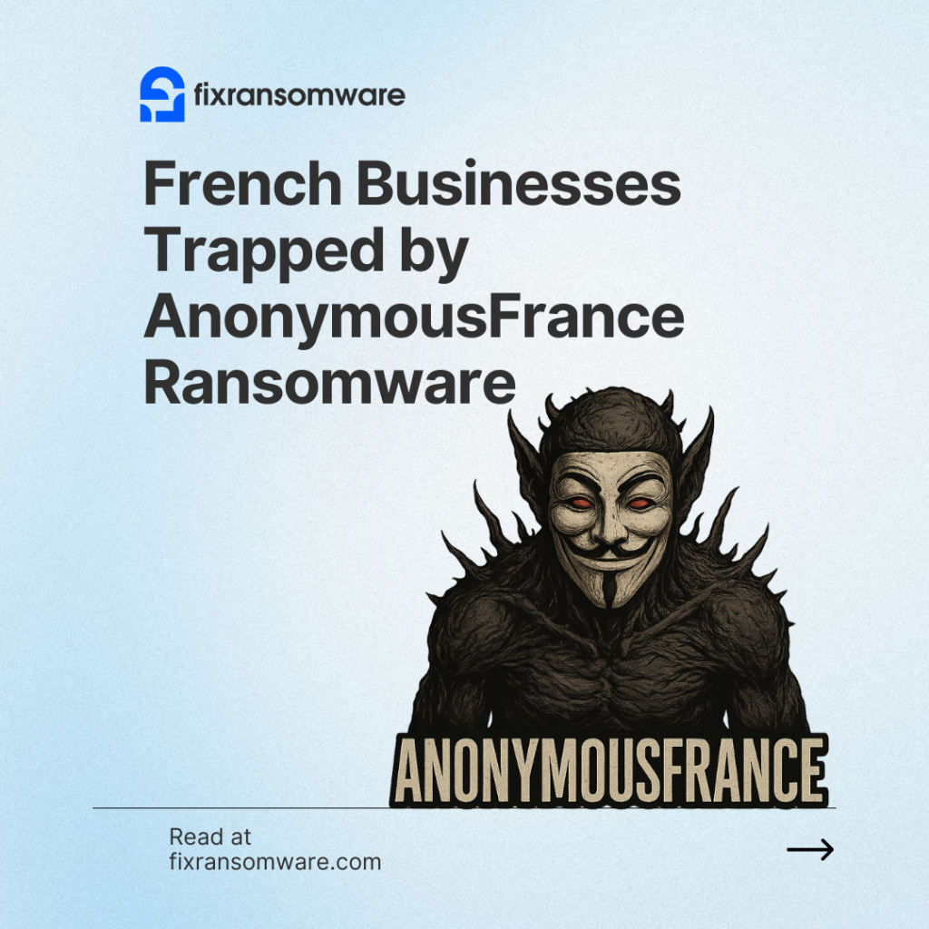 AnonymousFrance ransomware decryption service