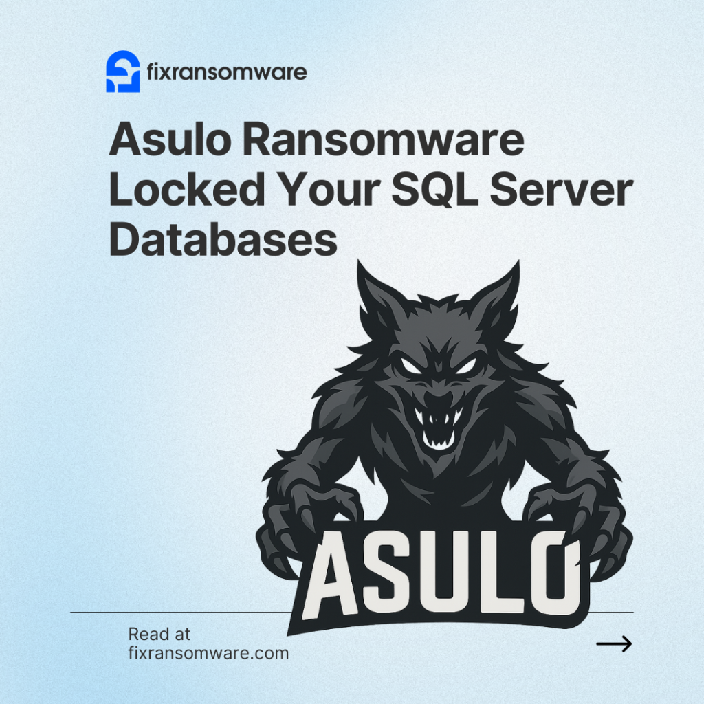 Asulo ransomware decryption service