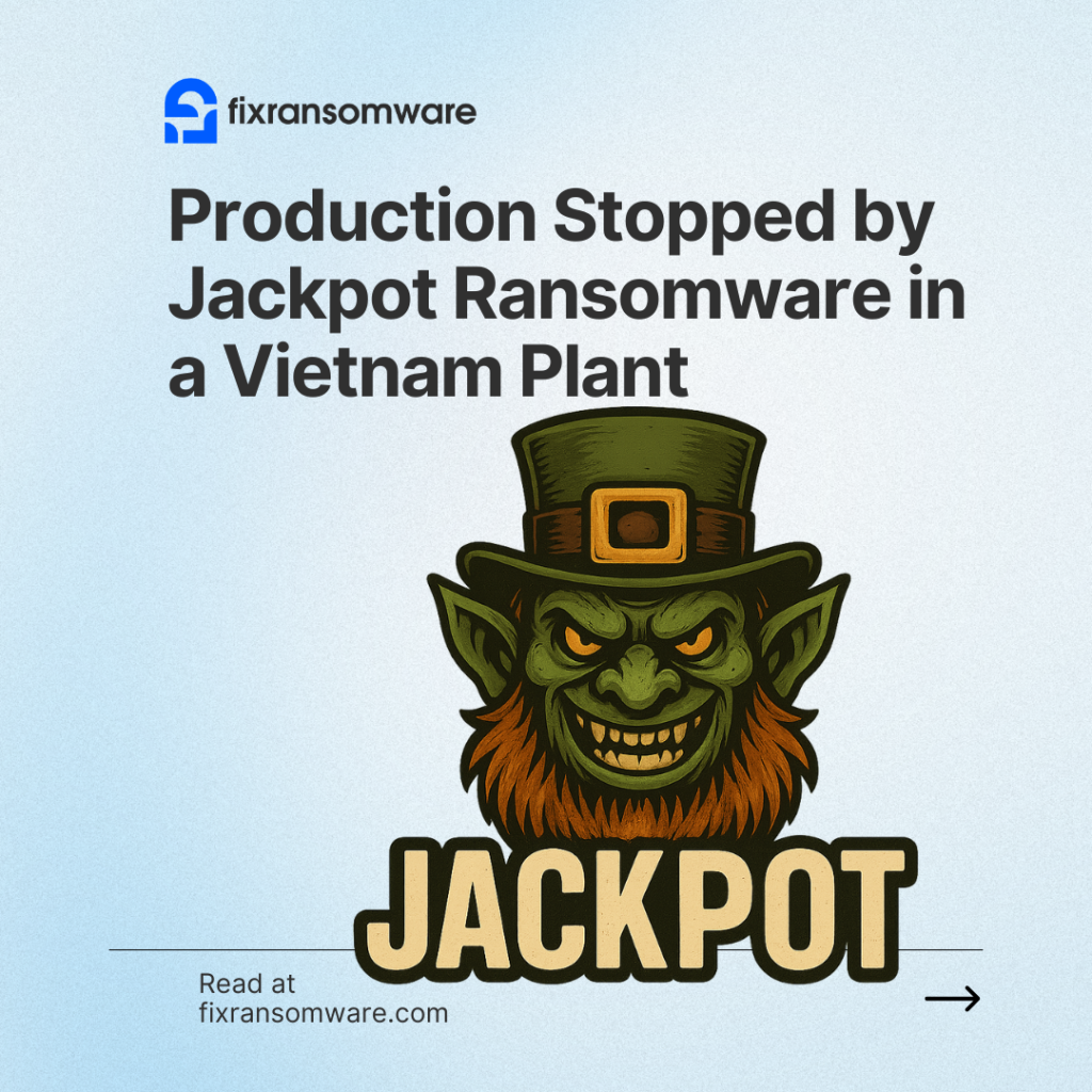 Jackpot ransomware decryption service