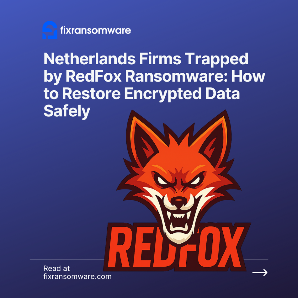 RedFox ransmware decryption service