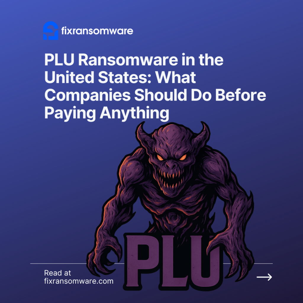 PLU ransomware decryption service