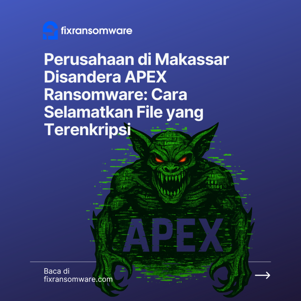 jasa decrypt ransomware APEX
