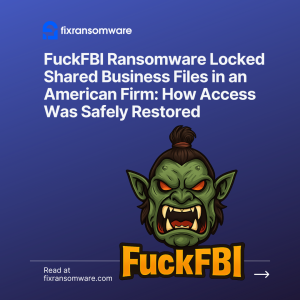 FuckFBI (.fuckfbi) ransomawre decryption service in America.